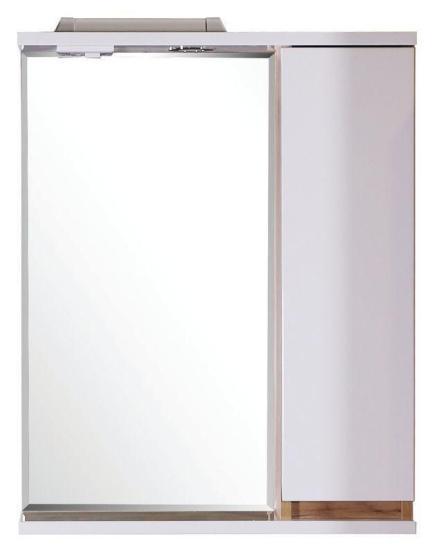 Зеркало ASB-Mebel Марко 60 белый/дуб золотой