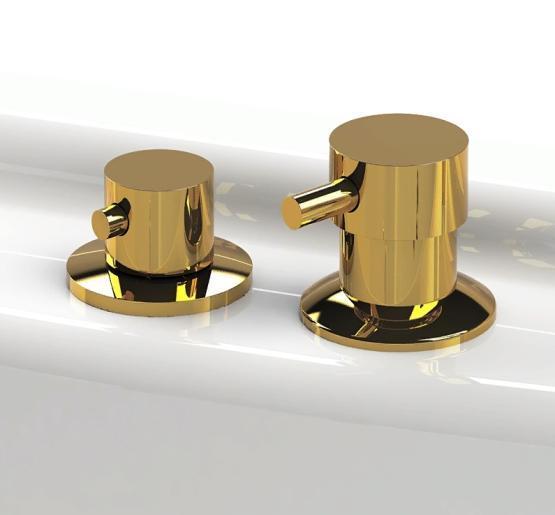 Смеситель на борт ванны Радомир Бриз-GOLD 1-27-3-0-0-607 золото