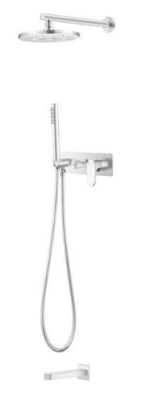 Душевая система с изливом Boheme Spectre Matt White 454-2-MW