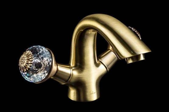 Смеситель для раковины Boheme Flora 311-FL бронза