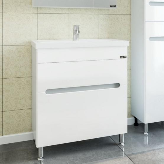 Тумба под раковину СаНта Лондон 70 224006л, напольная (2 ящ.)