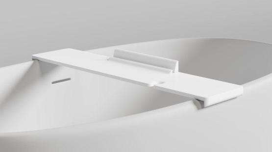 Полка для ванны Salini Gabbiano S-Stone матовая 90x20 1906201M