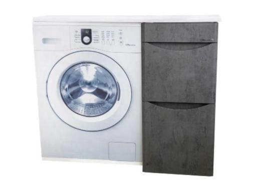 Тумба под раковину Bellezza Олиссия 100 напольная с 2 ящ. серая