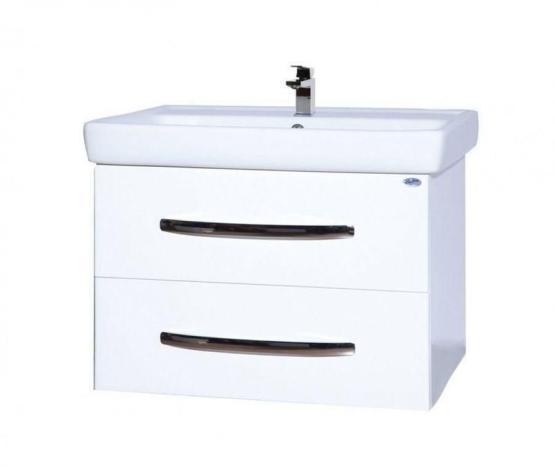 Тумба под раковину Bellezza Рокко 70 подвесная с 2 ящ. (Тигода) белая