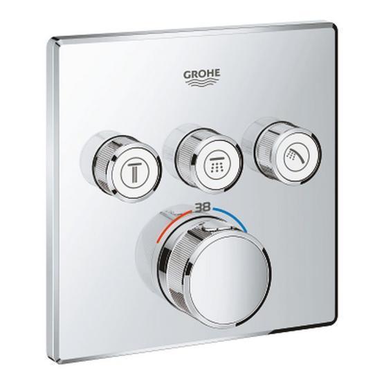 Термостат Grohe Grohtherm Smart Control 29126000 для 3х потребителей (внешняя монт. часть)