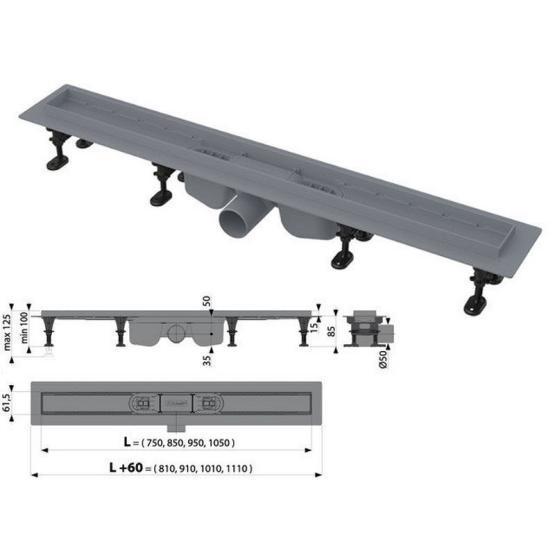 Душевой лоток AlcaPlast APZ12-950 Optimal