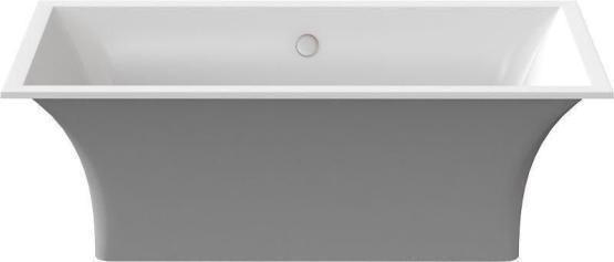 Ванна GOOD DOOR Мадрид 170х80 литьевой мрамор серый