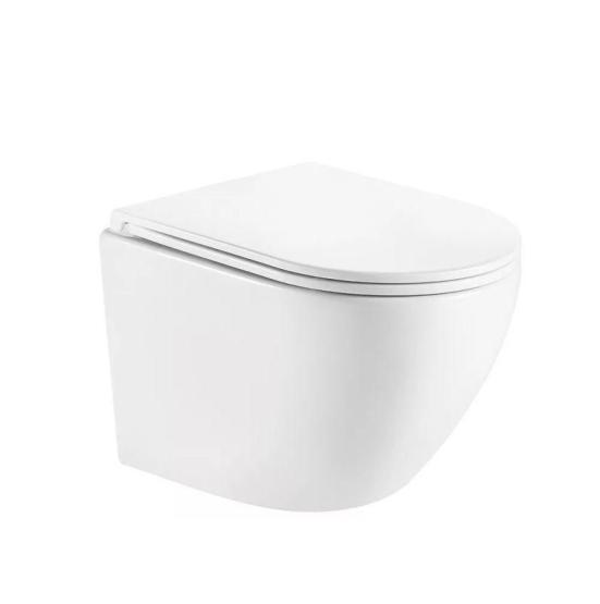 Унитаз Gid Tr2122 безободковый подвесной Белый с микролифтом