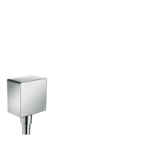 Шланговое подсоединение Hansgrohe Fixfit Square 26455000 с защитой обратного тока , без шарнира