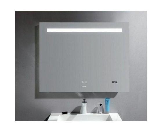 Зеркало Gappo G604-9 с подсветкой ,часами и подогревом 900*700