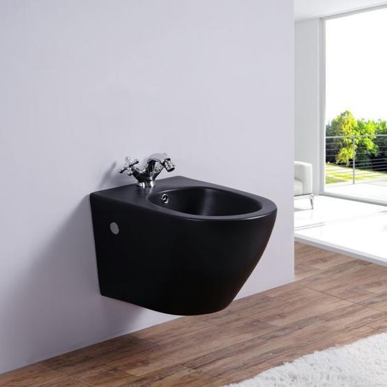 Биде Esbano LIRIO (Matt Black) подвесное