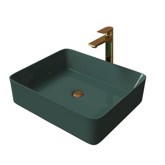 Раковина Grossman GR-3016OLM (480*370*135) светло-зеленая матовая