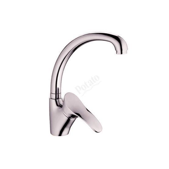 Смеситель Potato Р4101 для кухни, хром