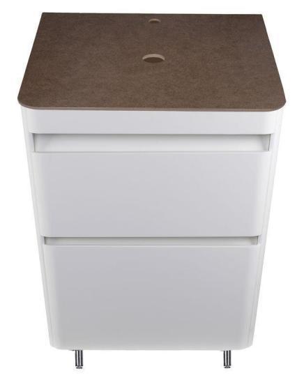 Тумба под раковину Style Line Elfante Атлантика 60 Люкс антискрейч, PLUS, напольная