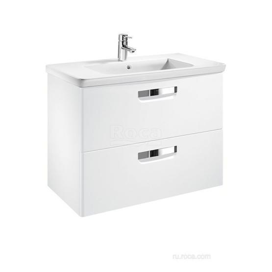 Тумба под раковину Roca The Gap 70 белый глянец ZRU9302878