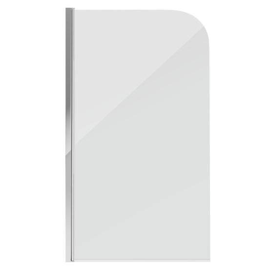 Шторка для ванны GROSSMAN GR-100 (140*80) алюминиевый профиль, стекло прозрачное 6мм