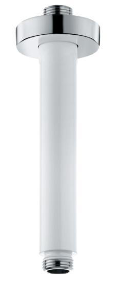 Кронштейн потолочный Kludi A-Qa 6651591-00 для душа 15 см, отражатель круглый, цвет белый