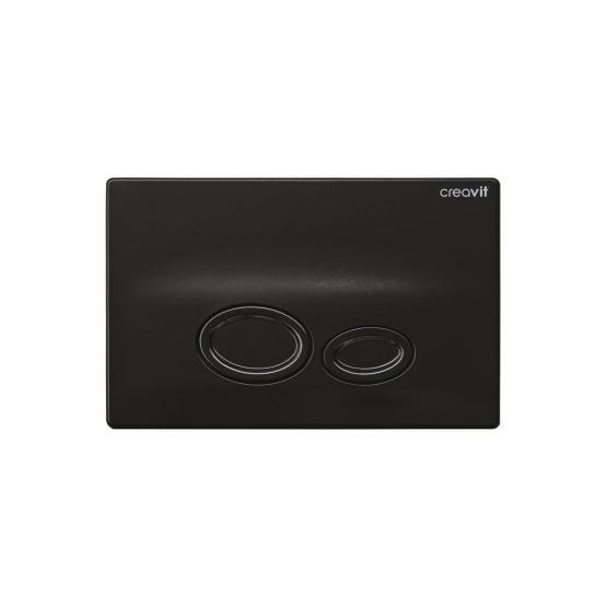 Кнопка для инсталляции CREAVIT DROP черная глянец GP2002.02