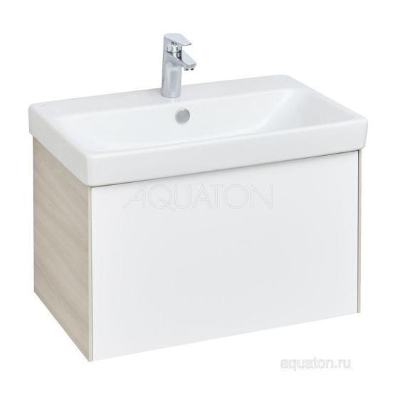 Тумба под раковину AQUATON Асти 70 белый глянец 1A263001AXD70