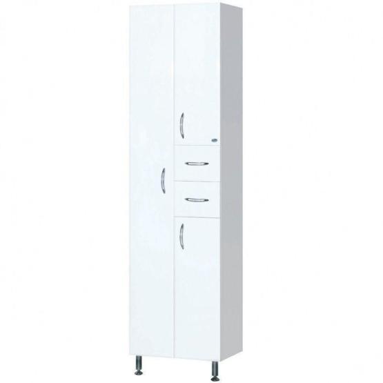 Пенал-60 Bellezza с 2 ящ. с б/к белый Н