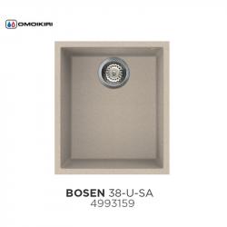 Кухонная мойка Omoikiri Bosen 38-U-SA 4993159, 380х440, бежевый