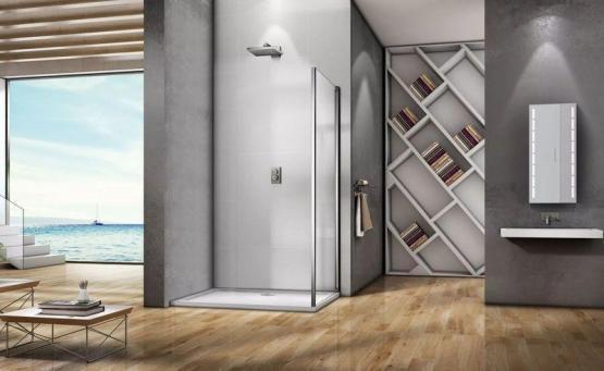 Боковая часть GOOD DOOR LIRA SP-100-C-CH 100 прозрачное