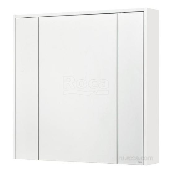 Зеркальный шкаф Roca Ronda 80 белый матовый/бетон ZRU9303009