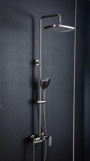 Душевая система Gappo G2448-9 Оружейная сталь с изливом