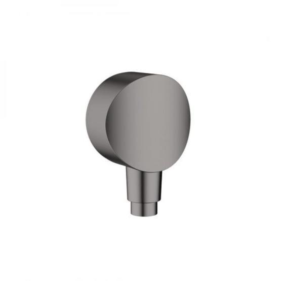 Hansgrohe 26453340 FixFit S шланговое подключениеwall outlet DN15 NRV BBC шлифованный черный хром