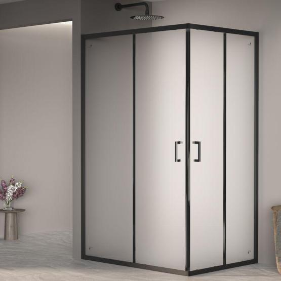 Душевой уголок RGW PA-040B Passage 100x80 Черный матовый матовое