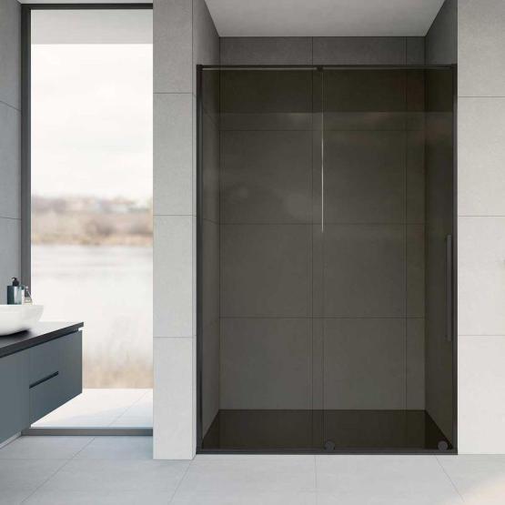 Душевая дверь Vincea Arno VPS-1A120CGB, 1200, черный, стекло тонированное