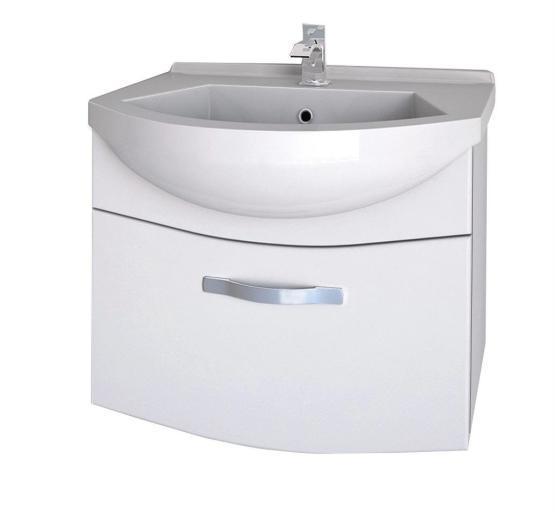 Тумба под раковину Dreja Alfa 55 99.0301 подвесная цвет белый