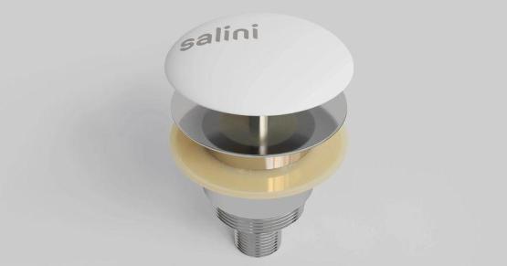 Донный клапан Salini для ванны D 402 S-Sense глянцевый 15221WG