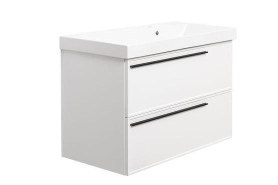 Тумба под раковину LA FENICE Elba Bianco TWIN белый 90 FNC-01-ELB-B-90-2 белый матовый