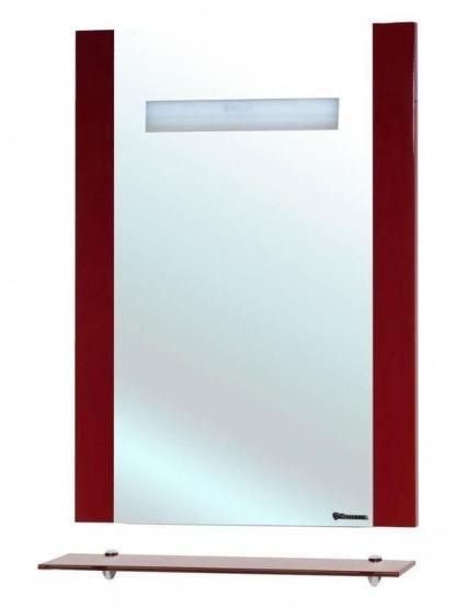 Зеркало Bellezza Берта 75 с полкой и подсветкой черное