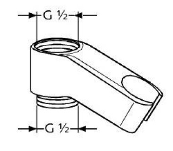 Универсальный держатель для душа Kludi 6053905-00
