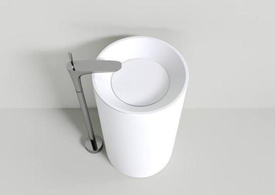 Раковина NT BAGNO NT405 VERONA 500x500 искусственный камень белый матовый