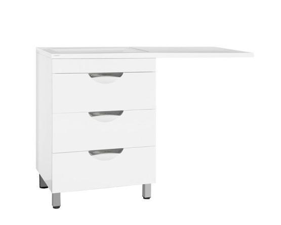 Тумба под раковину Style Line Elfante Жасмин 60 (3 ящ.) Люкс PLUS