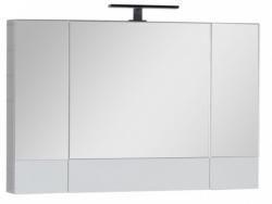 Зеркало шкаф Aquanet Нота 100 белый