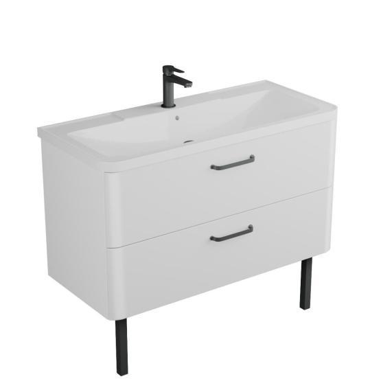 Тумба Veneciana TIBR 100 под умывальник Atlantica 100 белая