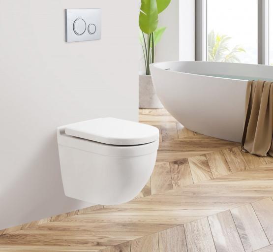 Унитаз Belbagno SENSO-R BB017CHR подвесной безободковый
