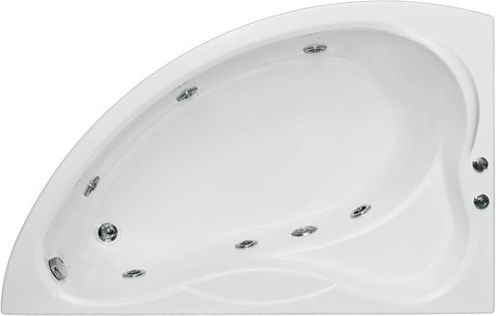 Ванна Bas Вектра 150x90 без гидромассажа левая