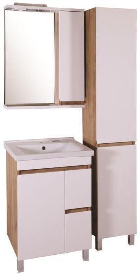 Тумба ASB-Mebel Марко 60-2.1 напольная белый/дуб золотой