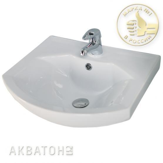 Акватон Раковина керамическая Смаил 50 см