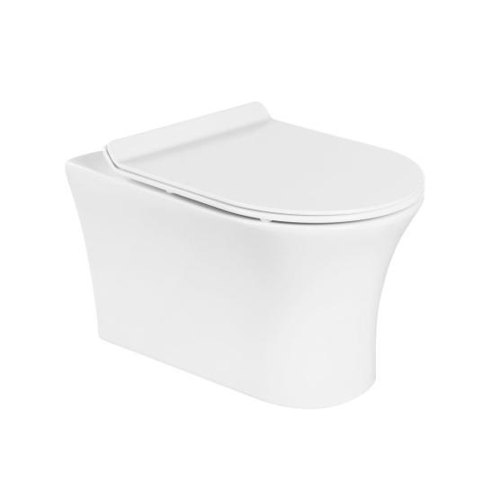 Унитаз  Belbagno ANCONA подвесной безободковый BB1224CHR-SM