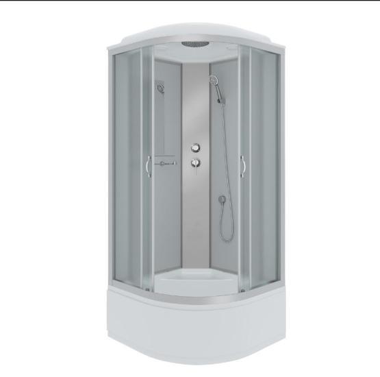 Душевая кабина Niagara Classic NG-2308-14 (900х900х2150) высокий поддон(45см) стекло МАТОВОЕ