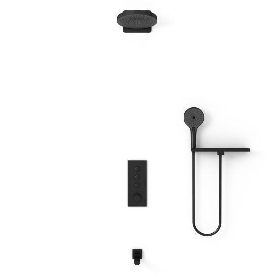 Душевой комплект Vincea Inspire VSFW-433TI1RMB встраиваемый, черный