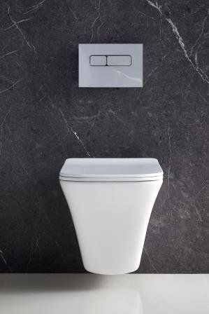 Унитаз Belbagno MARMI BB052CHR подвесной безободковый 50 см