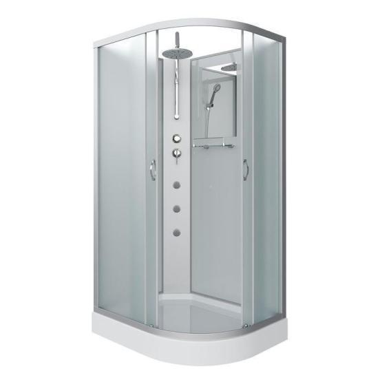 Душевая кабина Niagara NG-3312-14LBKTG 1200х800х2100-2400 низкий поддон 13см стекло матовое