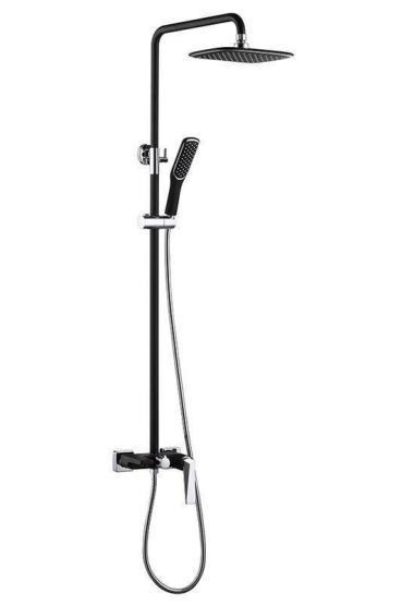 Душевая система Boheme Venturo черный/хром 378-B